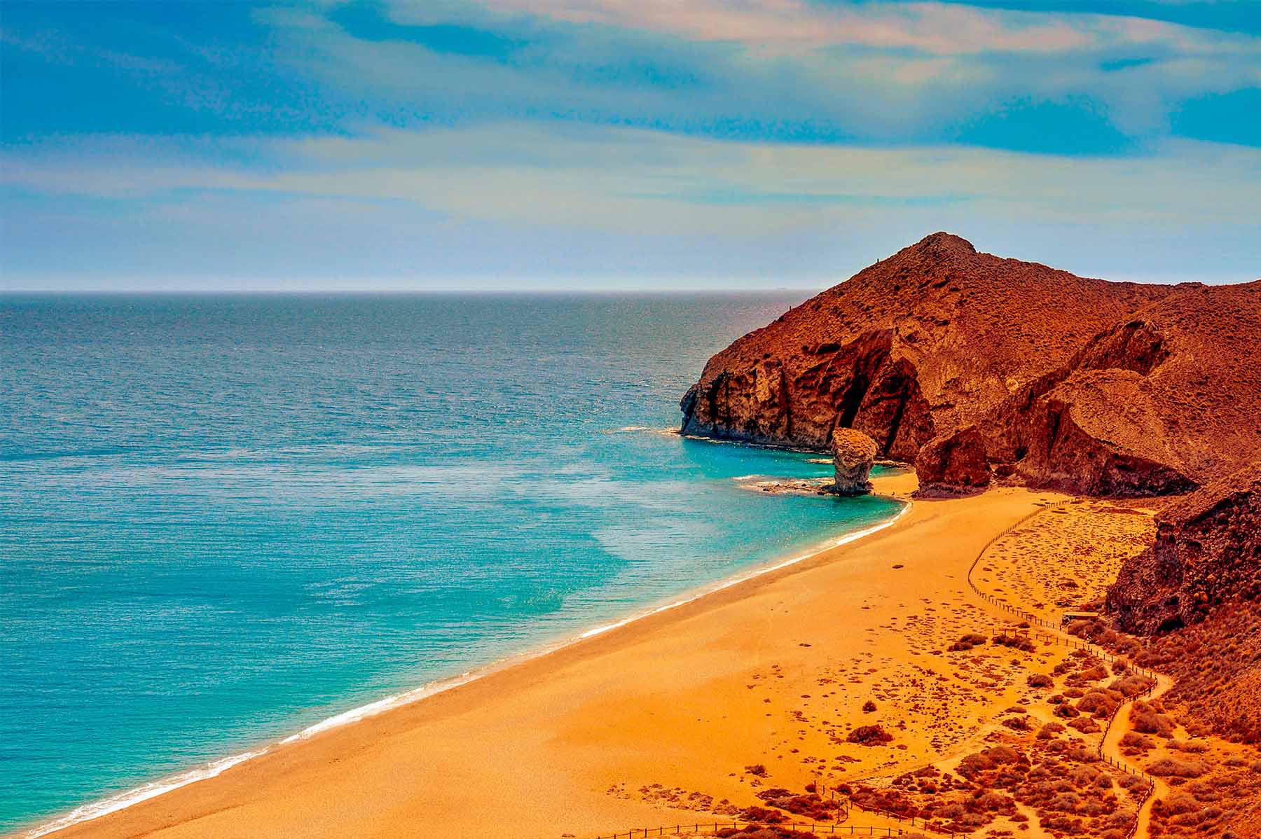 Cala d’en Bossa, Ibiza，Cala d’en Bossa海滩，伊比萨岛